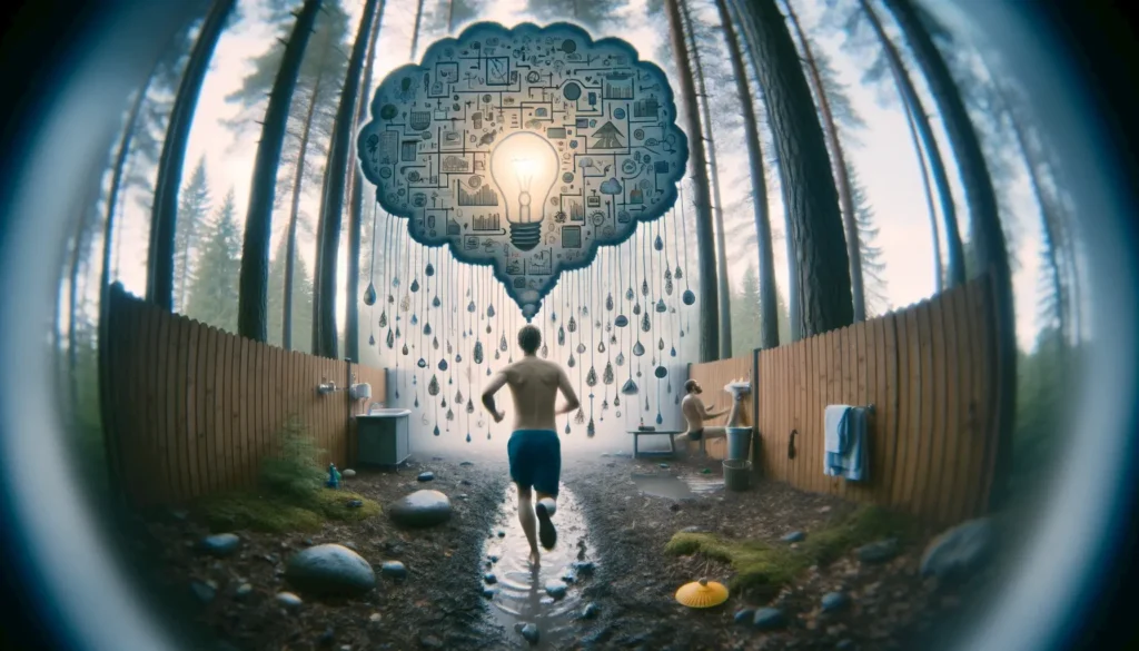 DALL·E 2024 03 13 15.14.09 A pinhole camera style image for a blog post illustrating the concept that our mind is not as perfect as we might think especially from a mnemonic an