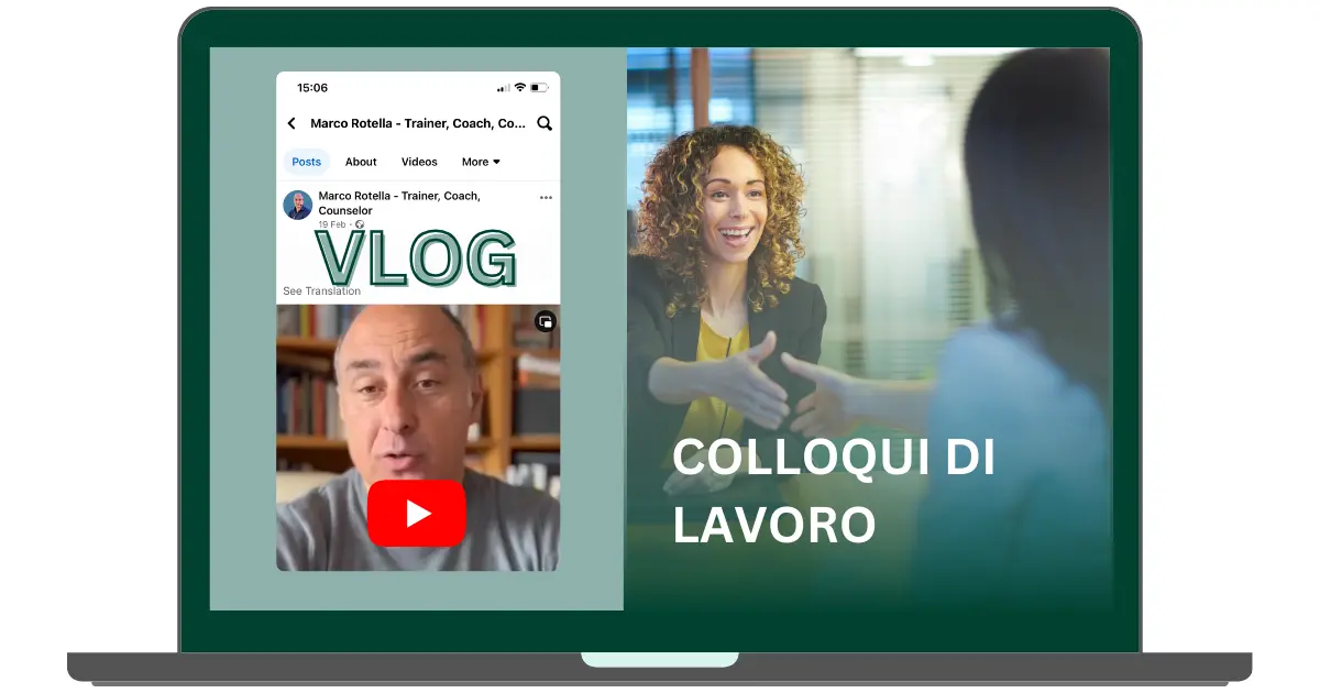 Una donna che partecipa soddisfatta ad un colloquio di lavoro